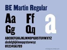BE Martin Font